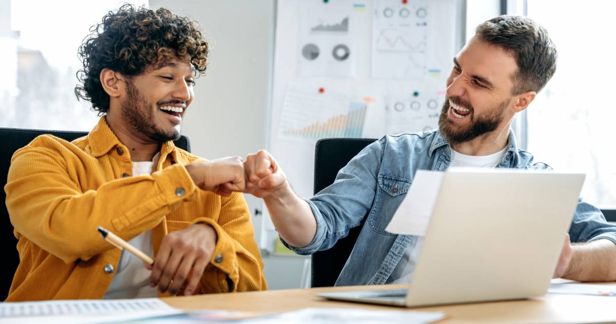 2 jonge ondernemers die samen een doorbraak hebben